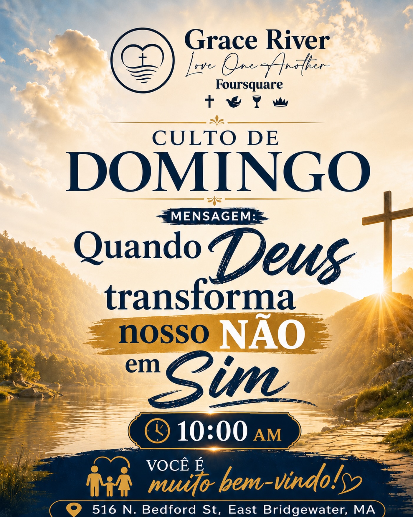 Grace River Sunday message announcement